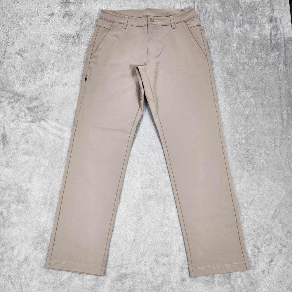 BYLT Basics Everyday Pant Mens 33‎ (Actual Size 30x30) Tan Khaki Straight Leg